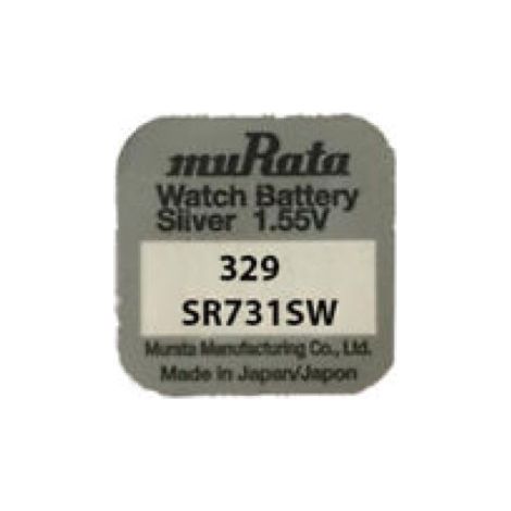 .1 pile Murata-SONY 329 SR731SW.
.
.
.
.