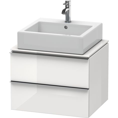 Duravit Happy D.2 Unità Vanity per console 600mm 6310, 2 cassettiera, Colore (anteriore/corpo): quercia cashmere impiallacciato in vero legno - H2631001111 (1/2)