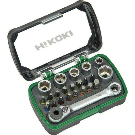 Hitachi Hikoki 750362 Coffret 24 Embouts Variés Magnétique (1/2)