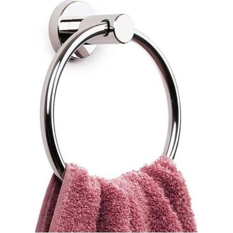 pair Anneau Porte-Serviette chromé Porte-Serviettes pour Salle de Bain Porte-Serviettes à Main Quincaillerie de Salle de Bain Murale (1/5)