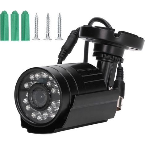 Caméra de sécurité analogique CCTV 4 en 1 Surveillance 3,6 mm Vision nocturne infrarouge étanche pour l'extérieur intérieur (1/5)