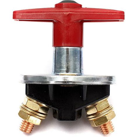 Isolateur de Batterie à Clé Fixe de 200 Amp Interrupteur D'Arrêt Coupé Interrupteur électrique 12V / 24V Commutateur électrique Robuste (1/5)