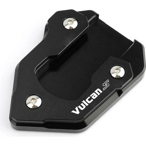 (Noir) Compatible avec KAWASAKI Vulcan S 650 VN650 2015-2021 2022. Nouvelle béquille latérale de haute qualité pour moto, avec plaque de support et extension. maxpower (1/4)