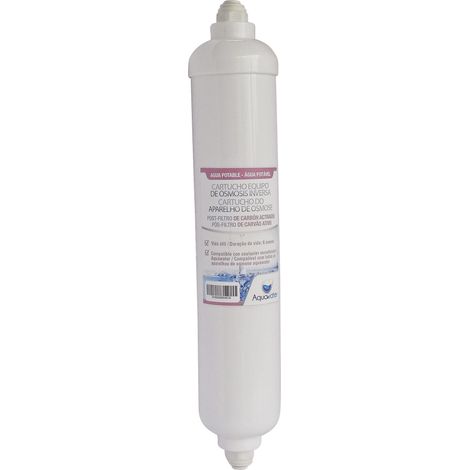 Aquawater - Cartouche Post-Filtre Osmoseur - Anti goût et anti odeurs - 6 mois (1/3)