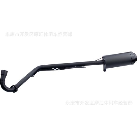 Off-road vehicle accessories, all black, 50-110CC Little Eagle CRF50 XR50 mini high-performance exhaust pipe, single iron pipe. (1/5)