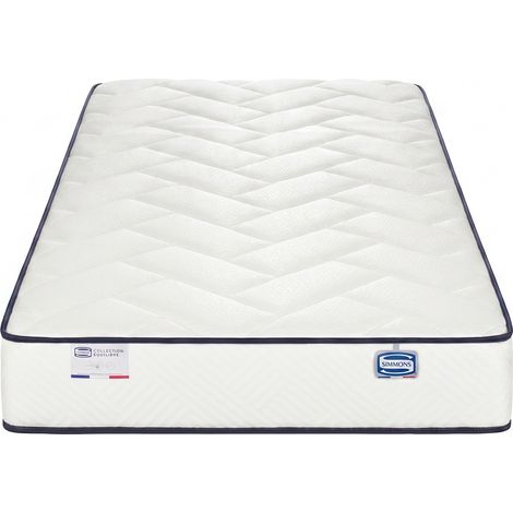 Matelas L'EVIDENT 90x190, ressorts ensachés, ferme, H23 (1/4)