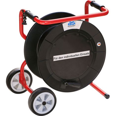Kunststoff-Leertrommel mit klappbarem Fahrgestell Ø460mm