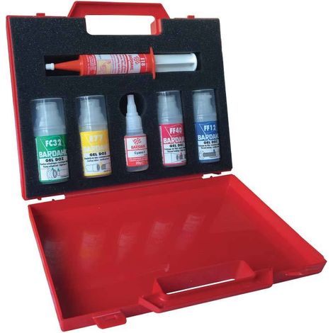 Coffret de 6 adhésifs industriels - GelDoz BARDAHL