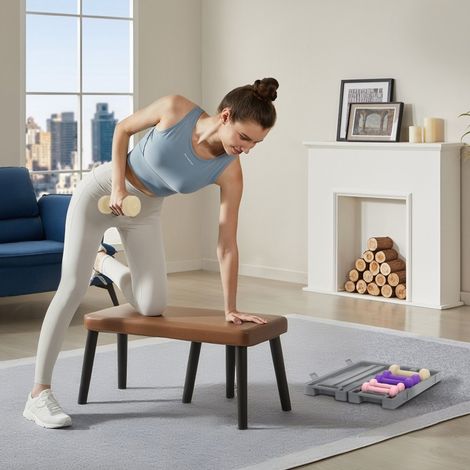 Ensemble d'haltères, 6 haltères avec étui, poids (0,5 kg, 1 kg, 1,5 kg), réglables pour une utilisation à domicile et en salle de sport (1/5)