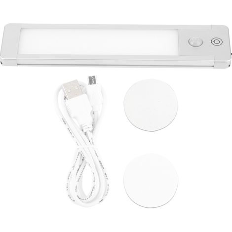 Lampe LED sous meuble avec détection corporelle, lampe de placard rechargeable USB pour maison (1/5)
