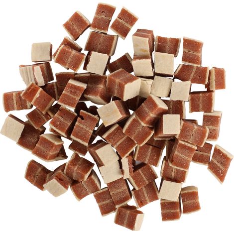Friandises Hapki Petits blocs avec poulet et saumon 50 g pour chat - Flamingo (1/2)