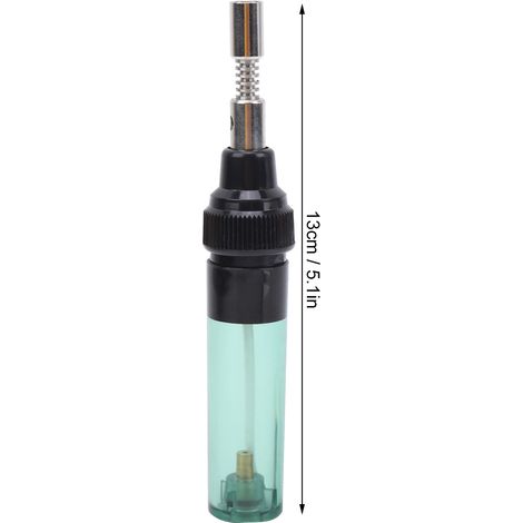Fer à souder à gaz portable de type stylo, 3 en 1, multifonctionnel, vert transparent (1/5)
