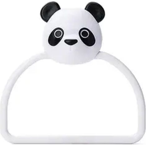 1PC ABS dessin animé animaux porte-serviettes mural salle de bain toilette enfant suspendu porte-serviette cintre maison cuisine porte-serviettes anneau panda (1/5)