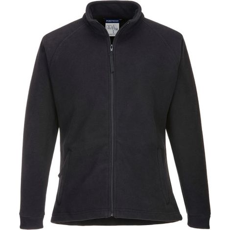 Polar corporativo para mujer suave tejido de Poliéster en colores corporativos F282 XS Negro
