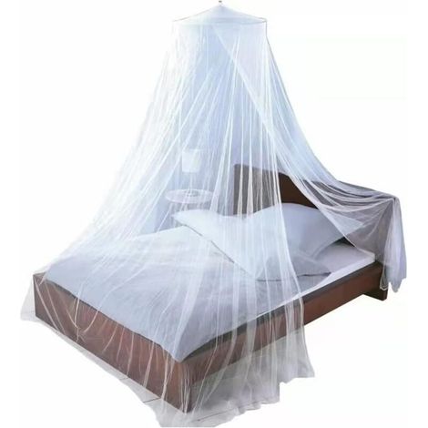 Bed Mosquito Net, Double Bed Mosquito Net, Baby Bed Canopy, Easy to Install, Suitable for Baby Bed, Single Bed, Double Bed, White