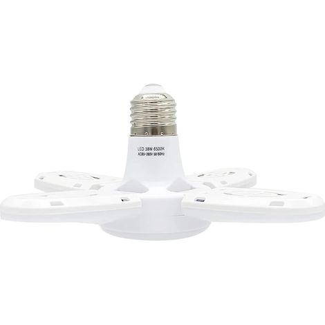 EASYCOMFORT Plafonnier LED plafonnier déformable pour garage atelier entrepôt atelier ampoule vie à la maison blanc chaud (1/5)