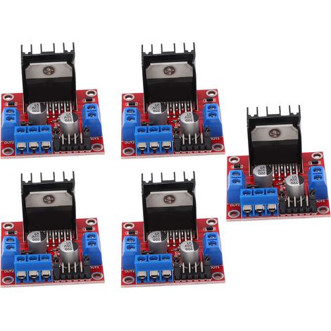 Module de commande de moteur L298N (lot de 5) pour moteurs pas à pas (1/5)