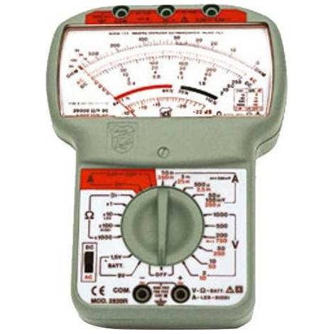 ICE 2820R Tester Analogico Professionale 12 funzioni 20k Ohm VDC 4k Ohm VAC precisione 2% DC AC Ohm