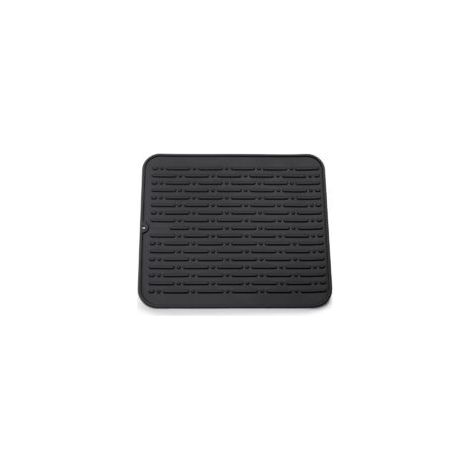 Tapis de Séchage (Noir) Vaisselle XL en Silicone 45 x 40 cm Garantie à Vie (1/5)