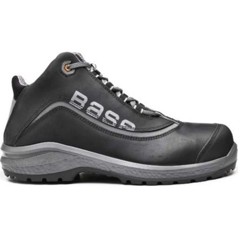 Bota t40 s3 pu/pl no met be-free top piel engr. neg/gr base