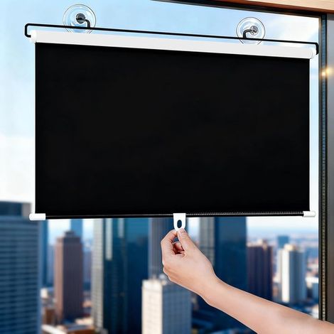 paquete de cortinas opacas, lámina para ventanas, persianas venecianas con ventosas, parasol temporal para todas las ventanas, 40x125cm (1/5)