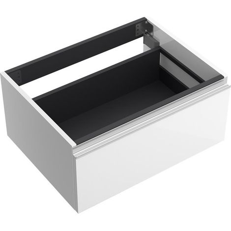 Élément d'armoire SPIRIT 600 1 tiroir métallique BLANC BRILLANT 598 x 270 x 450 mm (1/3)