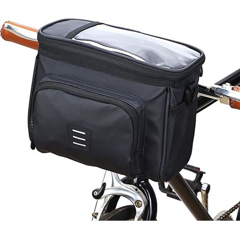 Sacoche isotherme vélo, panier guidon MTB, sacoche avant vélo, sac banane réutilisable (1/5)