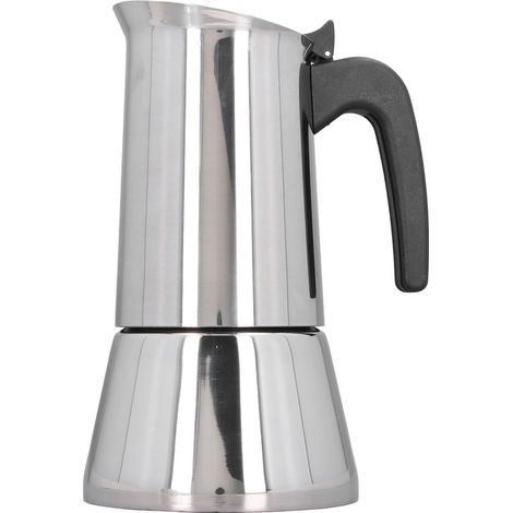 Cafetière Moka Induction Acier Inoxydable 430 Portable 2 Tasses Robuste Facile à Utiliser pour Cuisine et Camping (1/5)