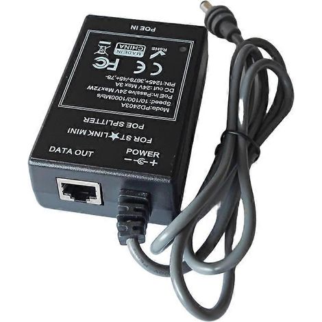 Starlink Mini 24V DC PoE Splitter, 75W maximale Ausgangsleistung, 10/100/1000 Mbit/s Durchsatz