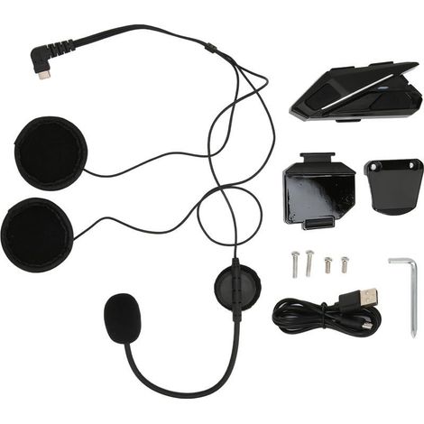 Kit Oreillette Bluetooth Moto Anti-Bruit Imperméable Communication Casque Moto Écouteur Sans Fil (1/5)