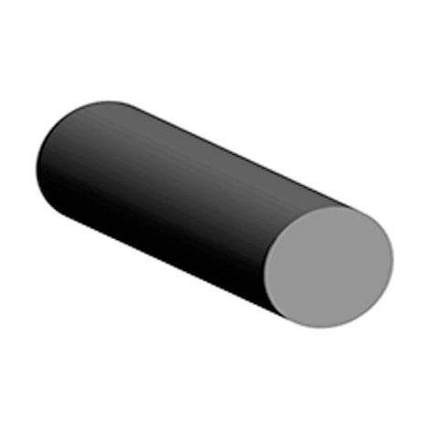 TONDO PIENO D.10 FERRO NATURALE 2 MT