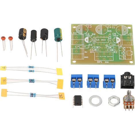 Selbstbausatz für einen Zweikanal-Stereoverstärker, Audio-Platinenmodul mit geringer Verzerrung, Elektronikbausatz (1/5)
