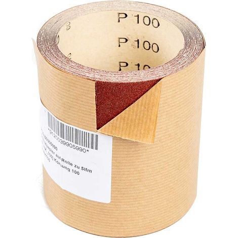Rollo de lija de corindon 100mm x 5m 100g