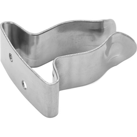 Lot de 2 Pinces Ressorts en Acier Inoxydable, Fixation Réglable pour Bateau, Yacht, Canoë 2939S (1/5)
