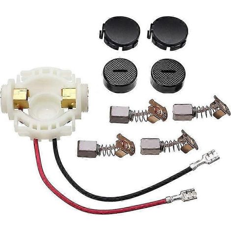 Kit porte-balais en carbone pour Makita 638921-2 CB430 BGA450 BGA452 DGA452 BGD800 Noir et blanc (1/5)
