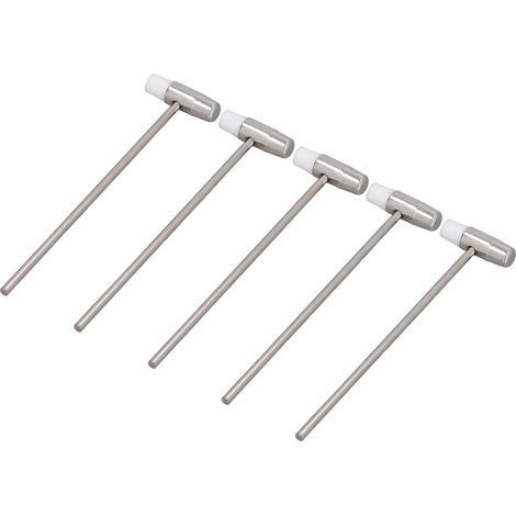 Miniatur-Doppelhammer, 5-teiliges Set, 2-seitiger Klöppel für Schmuckherstellung, Bastelarbeiten, Uhrmacherei, Heimwerkerprojekte, 16,5 cm, Präzisionswerkzeug (1/5)