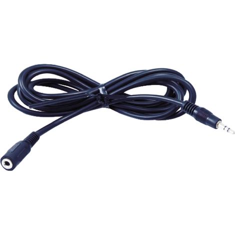 Cordon audio Fiche jack mâle stéréo de 3,5 mm vers Jack femelle stéréo de 3,5 mm, Long. 2m ( Prix pour 1 ) (1/2)