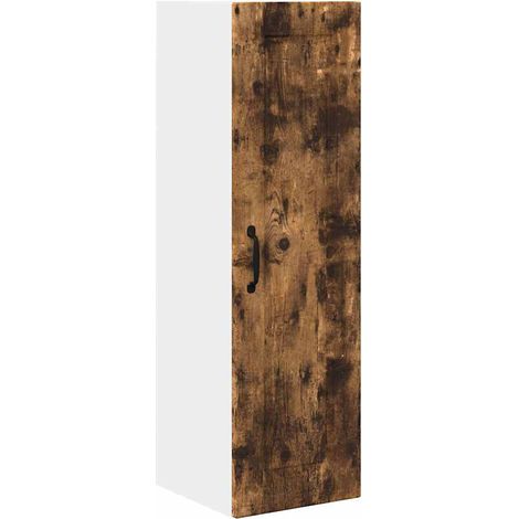 Meuble mural de cuisine,Armoire de cuisine avec porte Chêne fumé 30 x 31 x 100 cm CFW97919 (1/5)