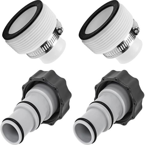 Adaptateur de tuyau de rechange pour pompe à filetage Starlight-intex (lot de 4)- (1/5)