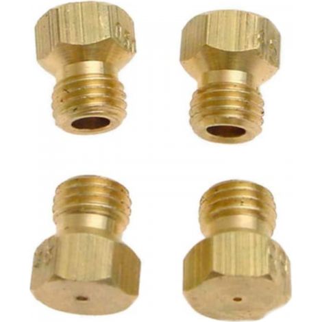 Kit Inyectores Gas Butano M7  Juego 4 Chicles 77-77-65-65  Recambio para Cocina y Encimera Estándar Métrica 7
