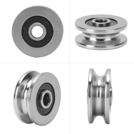 10 Stück TV0418 4188mm V-Nut-Rollenlager Führungsschienenlager (1/5)