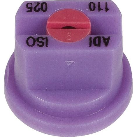 Tobera est谩ndar doble chorro plano ADI 110掳 025 lila cer谩mica Albuz ALBUZ ADI110025