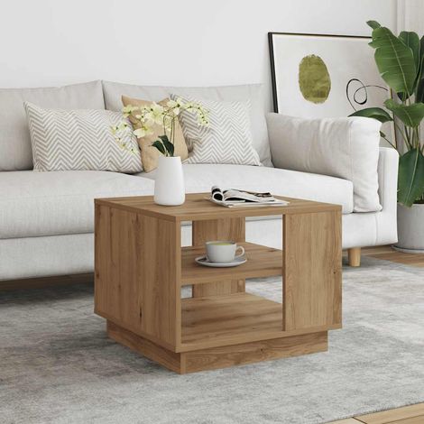 Couchtisch Artisan-Eiche 55x55x42 cm Holzwerkstoff