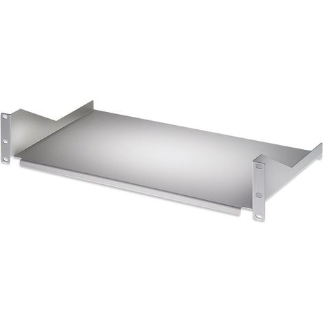 Mensola per Rack 19'' 400 mm 2U Grigia con 2 punti di fissaggio - Modello Intellinet (1/2)