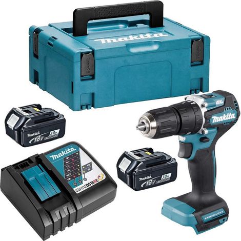 18V LXT Schlagbohrmaschine (2x3,0 Ah) in MAKPAC - MAKITA DHP487RFJ (1/6)