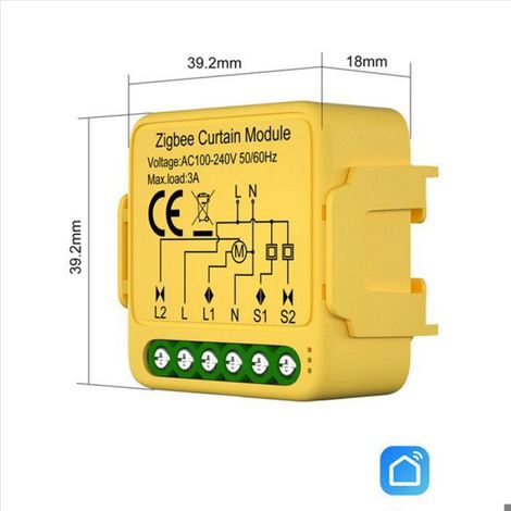 Module Zigbee - Interrupteur Pour Volets Roulants - Compatible Smart Life - 3 Pièces (1/3)