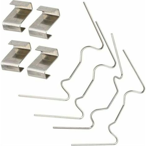 Clip de vitrage de serre, clips de verre de vitrage de serre Clips de fixation en acier inoxydable Kit de réparation Support d'accessoires (50W et 50Z) (1/4)