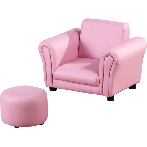 Toddler Chair Single Seater Kids Sofa Set, 54 x 42 x 41cm, Kids Sofa Stool, Pink (1/5)