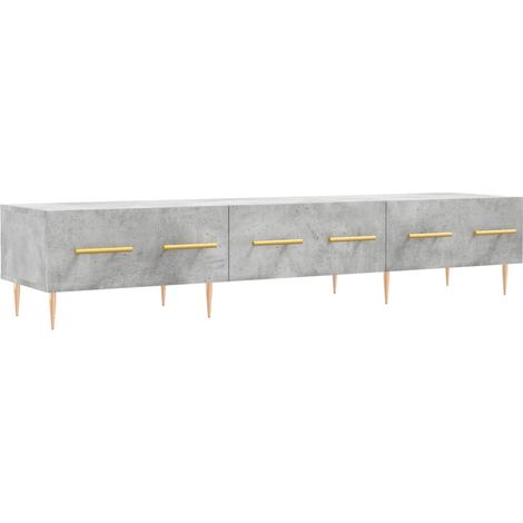 Maison Exclusive - TV-Schrank Betongrau 150x36x30 cm Holzwerkstof