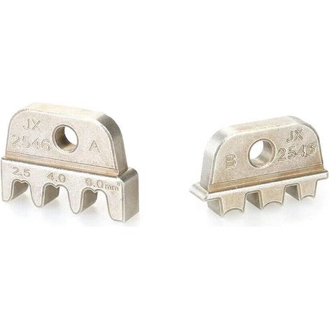 Mâchoires 14-10 AWG 2,5-6,0 mm² à Sertir Isolée et Nue Pour Pince à Sertir (1/4)